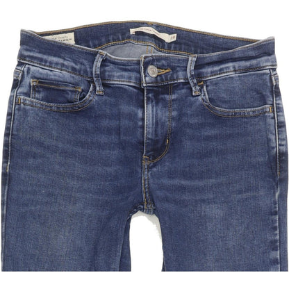 Levi's 710 Super Women Blue Skinny Slim Stretch Jeans W28 L27