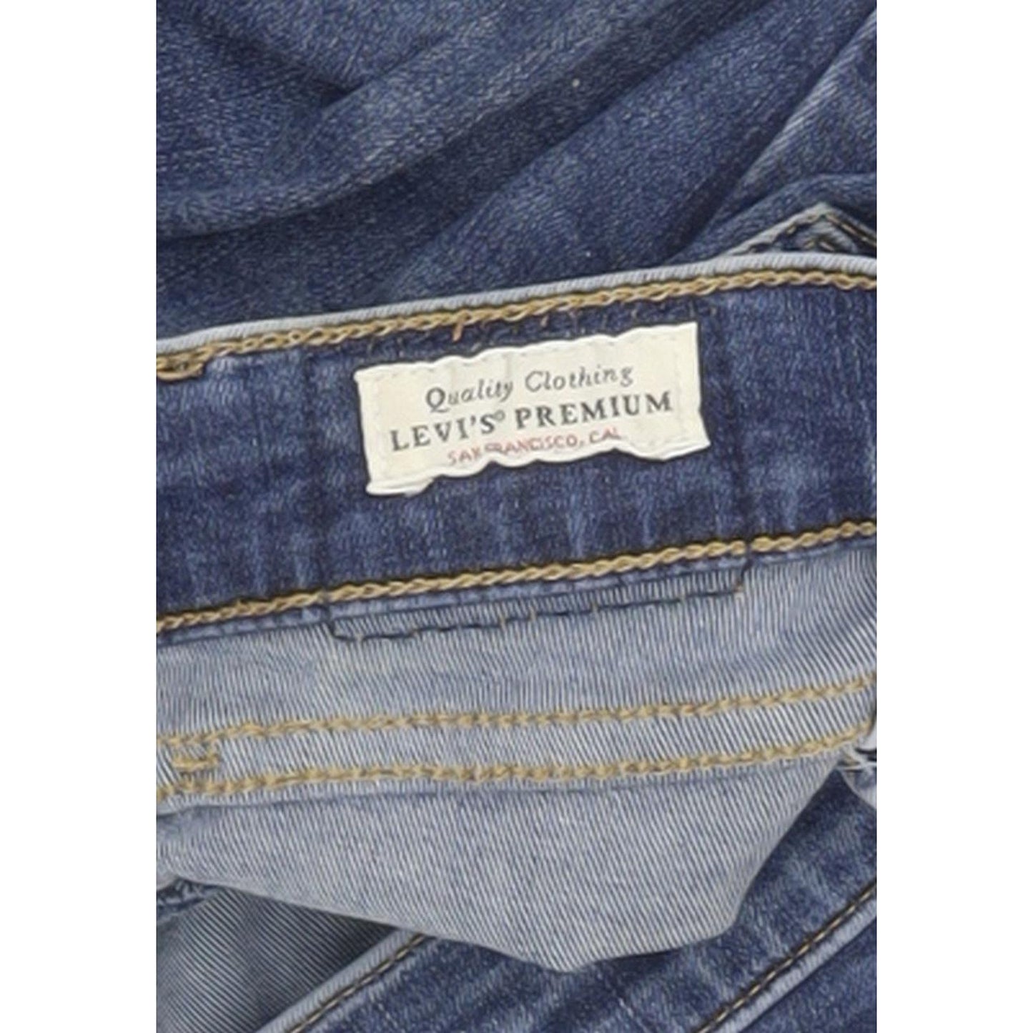 Levi's 710 Super Women Blue Skinny Slim Stretch Jeans W28 L27