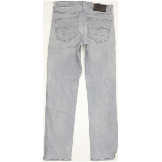 G-Star 3301 Men Grey Straight Regular Stretch Jeans W31 L31