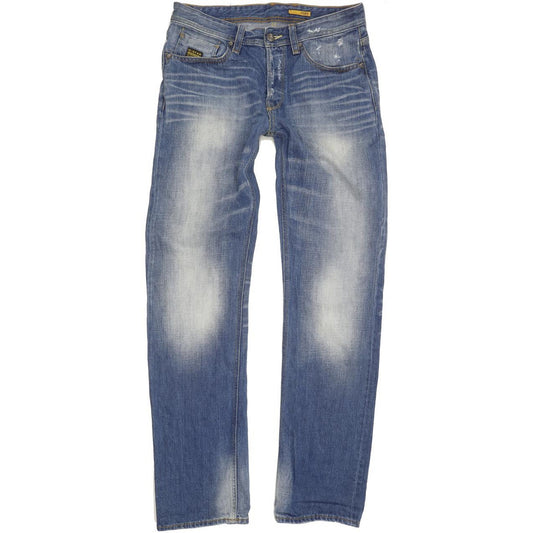 G-Star Porter Men Blue Straight Regular Jeans W33 L34