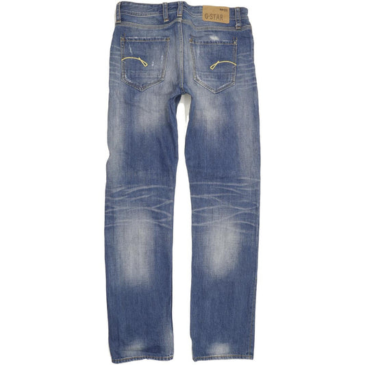 G-Star Porter Men Blue Straight Regular Jeans W33 L34