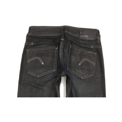 G-Star New Reese Women Navy Straight Slim Stretch Jeans W26 L31