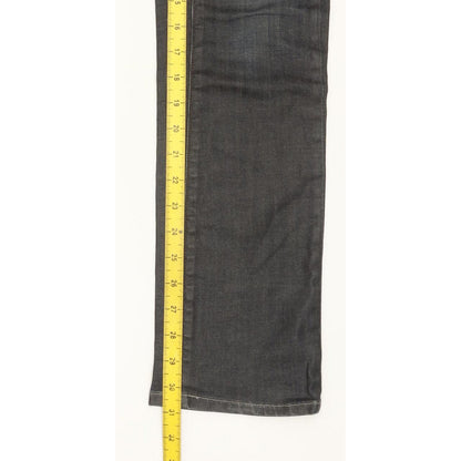 G-Star New Reese Women Navy Straight Slim Stretch Jeans W26 L31