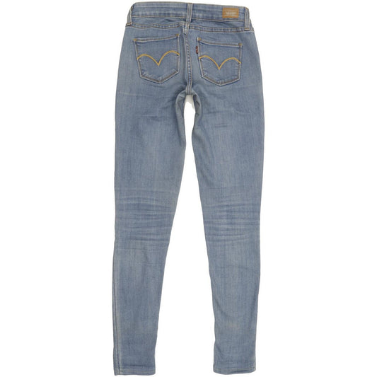 Levi's Legging Women Blue Skinny Slim Stretch Jeans W25 L30