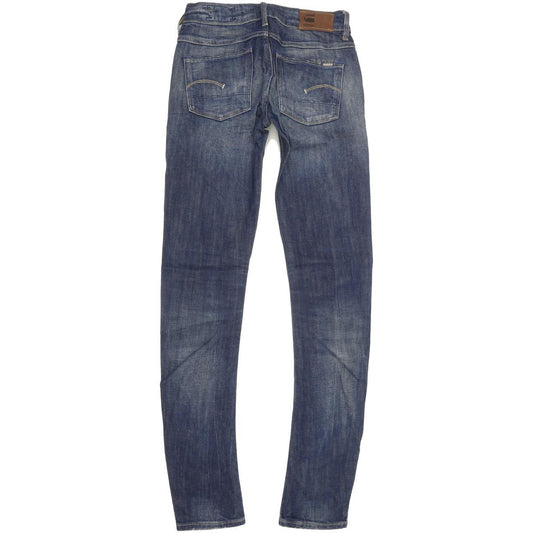 G-Star 3301 Women Blue Skinny Slim Stretch Jeans W24 L32