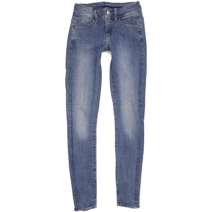 G-Star Lynn d-mid Women Blue Skinny Slim Stretch Jeans W27 L32