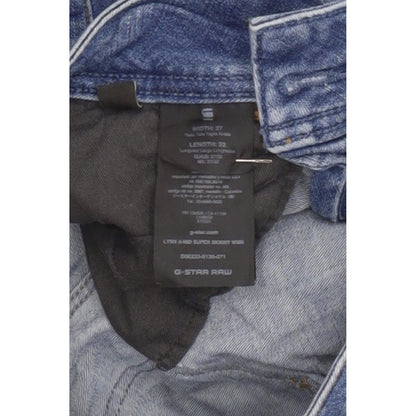 G-Star Lynn d-mid Women Blue Skinny Slim Stretch Jeans W27 L32