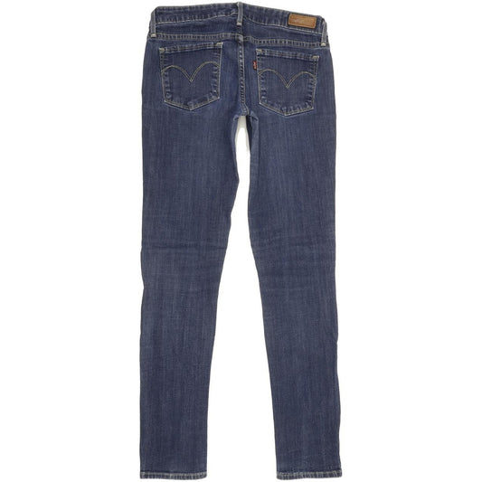 Levi's Slight Curve Women Blue Skinny Slim Stretch Jeans W28 L30