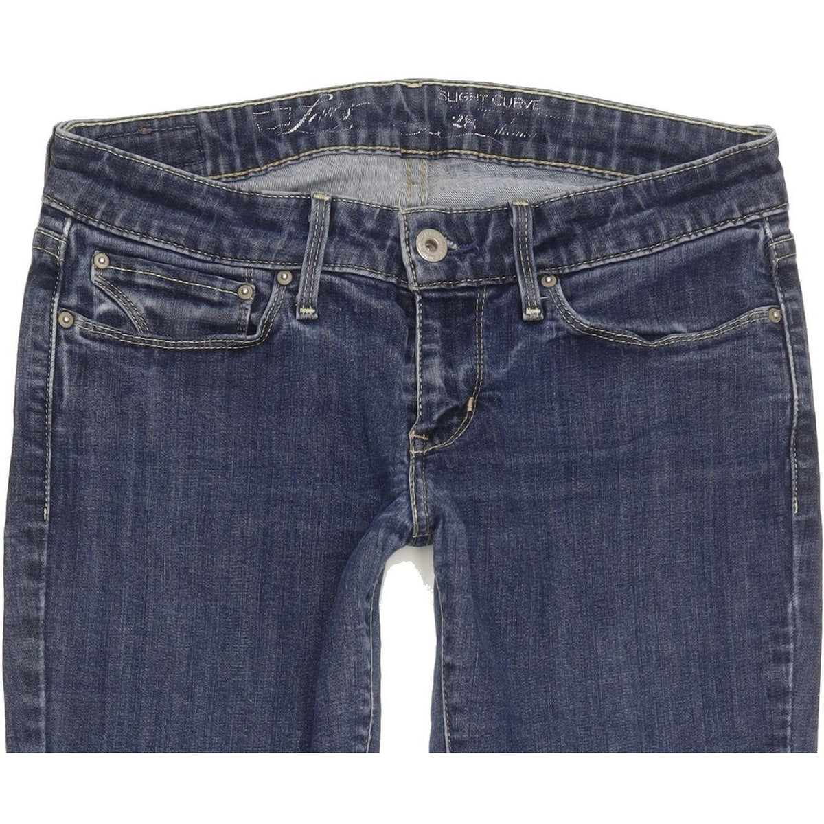 Levi's Slight Curve Women Blue Skinny Slim Stretch Jeans W28 L30