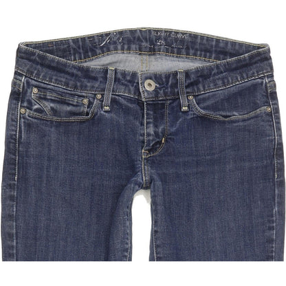 Levi's Slight Curve Women Blue Skinny Slim Stretch Jeans W28 L30