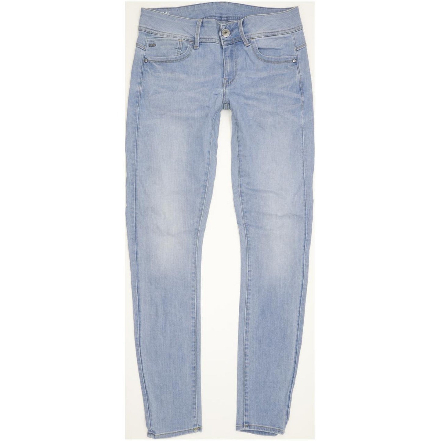 G-Star Lynn Mid Women Blue Skinny Slim Stretch Jeans W29 L31