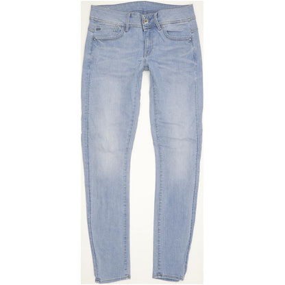G-Star Lynn Mid Women Blue Skinny Slim Stretch Jeans W29 L31