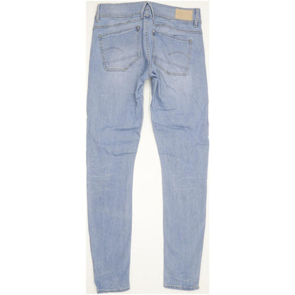 G-Star Lynn Mid Women Blue Skinny Slim Stretch Jeans W29 L31