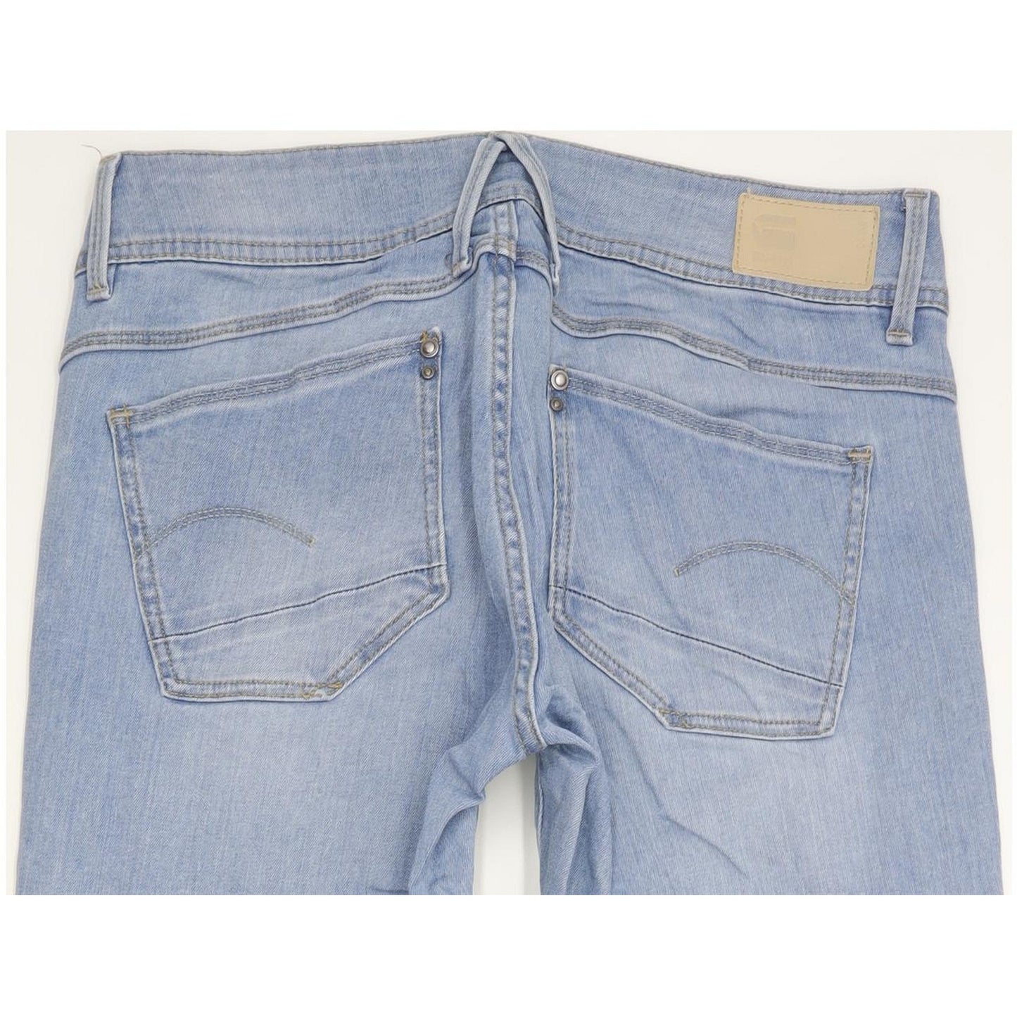 G-Star Lynn Mid Women Blue Skinny Slim Stretch Jeans W29 L31