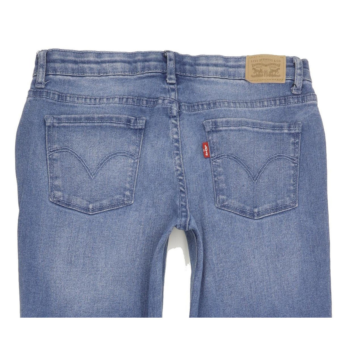 Levi's 711 Kids Women Blue Skinny Slim Stretch Jeans W24 L30