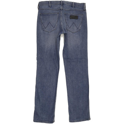 Wrangler Greensboro Men Blue Straight Regular Stretch Jeans W31 L31