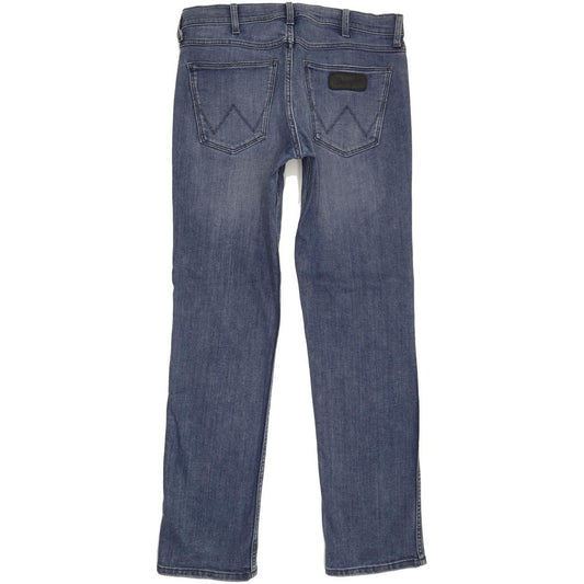 Wrangler Greensboro Men Blue Straight Regular Stretch Jeans W31 L31