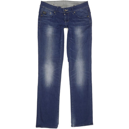 G-Star Midge Women Blue Straight Slim Stretch Jeans W30 L34