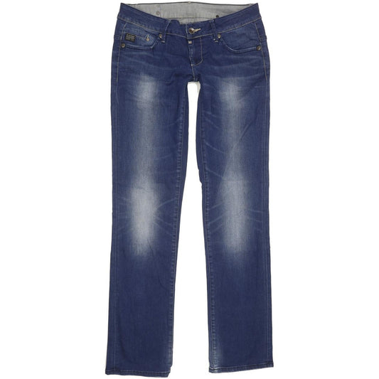 G-Star Midge Women Blue Straight Slim Stretch Jeans W30 L34