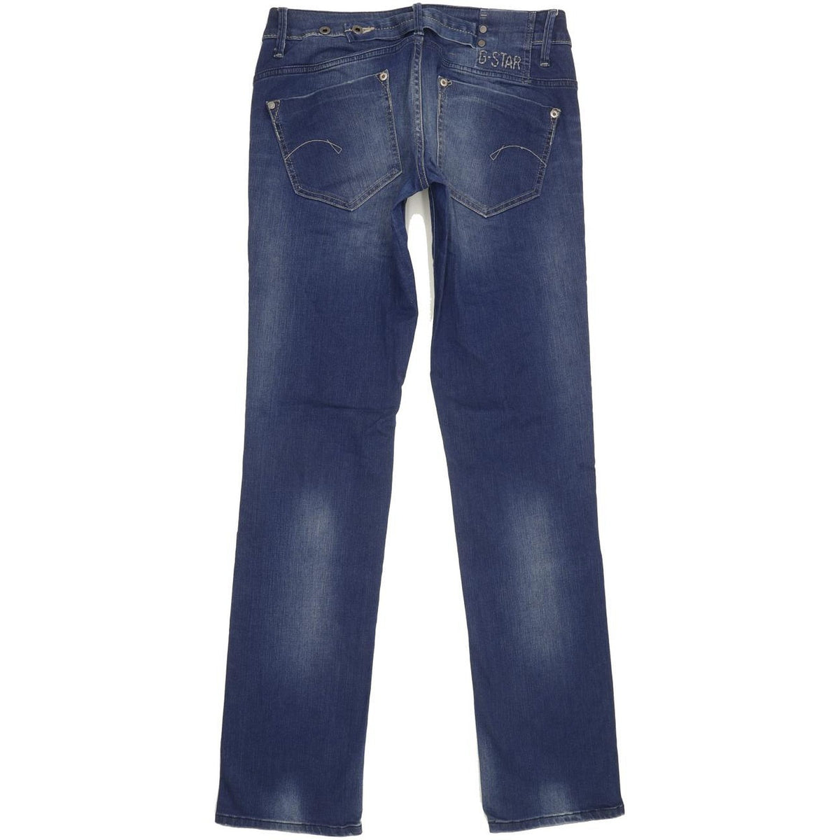 G-Star Midge Women Blue Straight Slim Stretch Jeans W30 L34