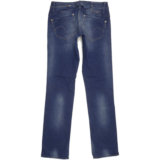 G-Star Midge Women Blue Straight Slim Stretch Jeans W30 L34