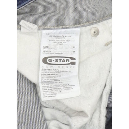 G-Star Midge Women Blue Straight Slim Stretch Jeans W30 L34