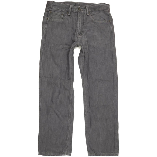 Levi's 505 Men Grey Straight Regular Jeans W33 L28