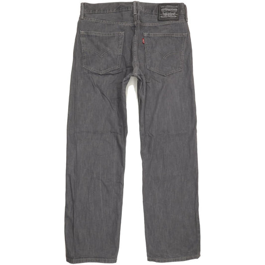 Levi's 505 Men Grey Straight Regular Jeans W33 L28