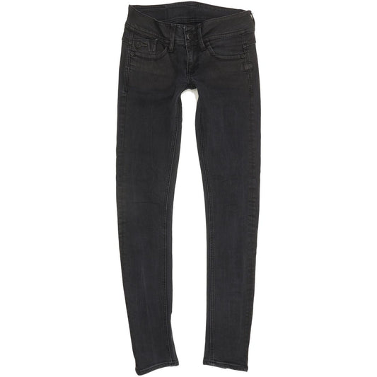 G-Star Lynn Women Black Skinny Slim Stretch Jeans W26 L31