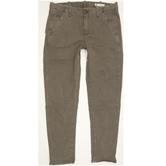 G-Star Page Women Khaki Tapered Loose Chino Stretch Jeans W27 L32