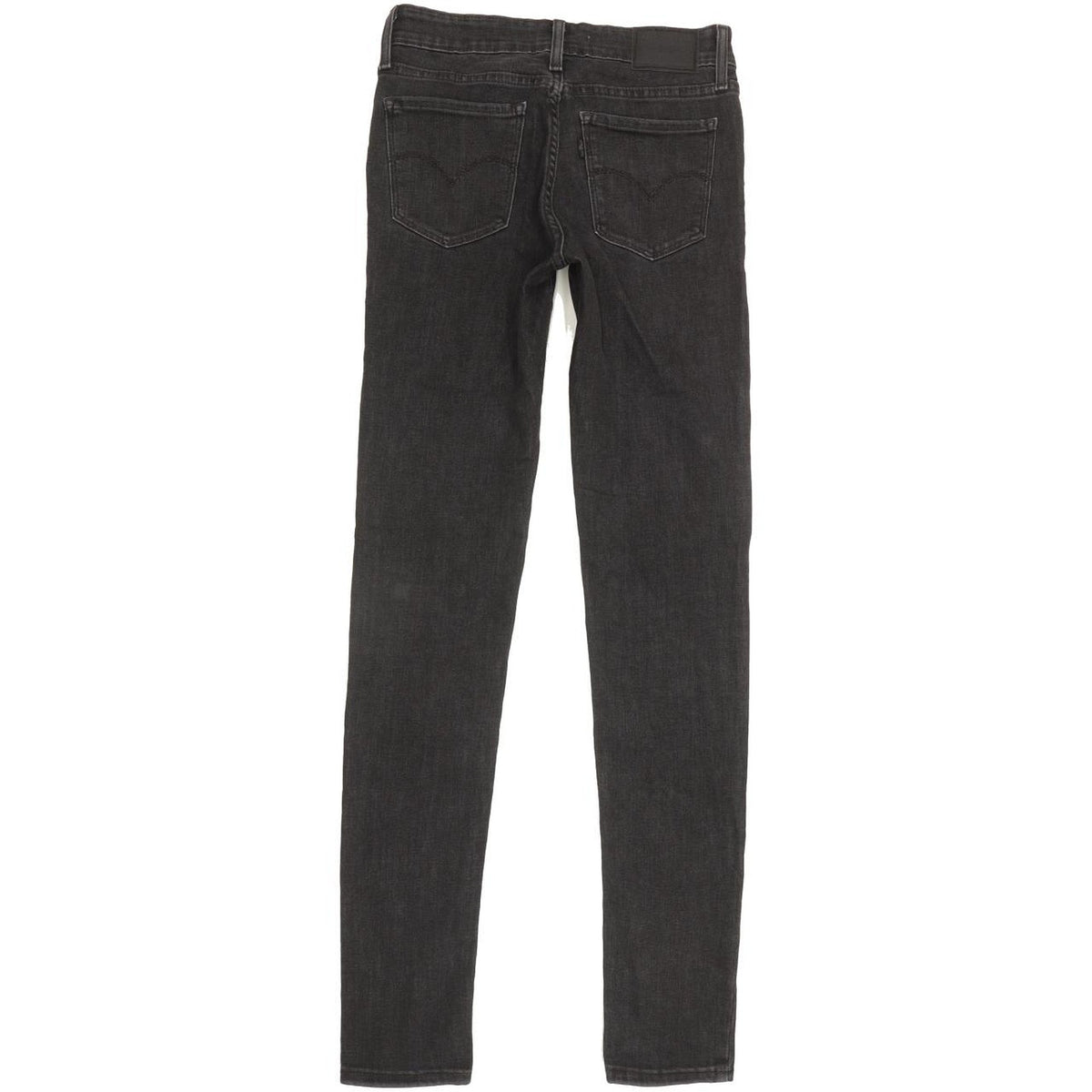 Levi's 711 Women Black Skinny Slim Stretch Jeans W26 L32
