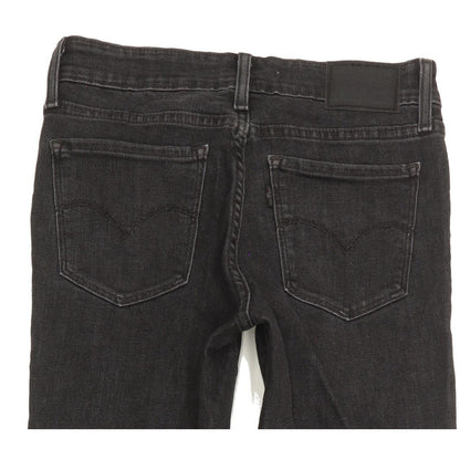 Levi's 711 Women Black Skinny Slim Stretch Jeans W26 L32