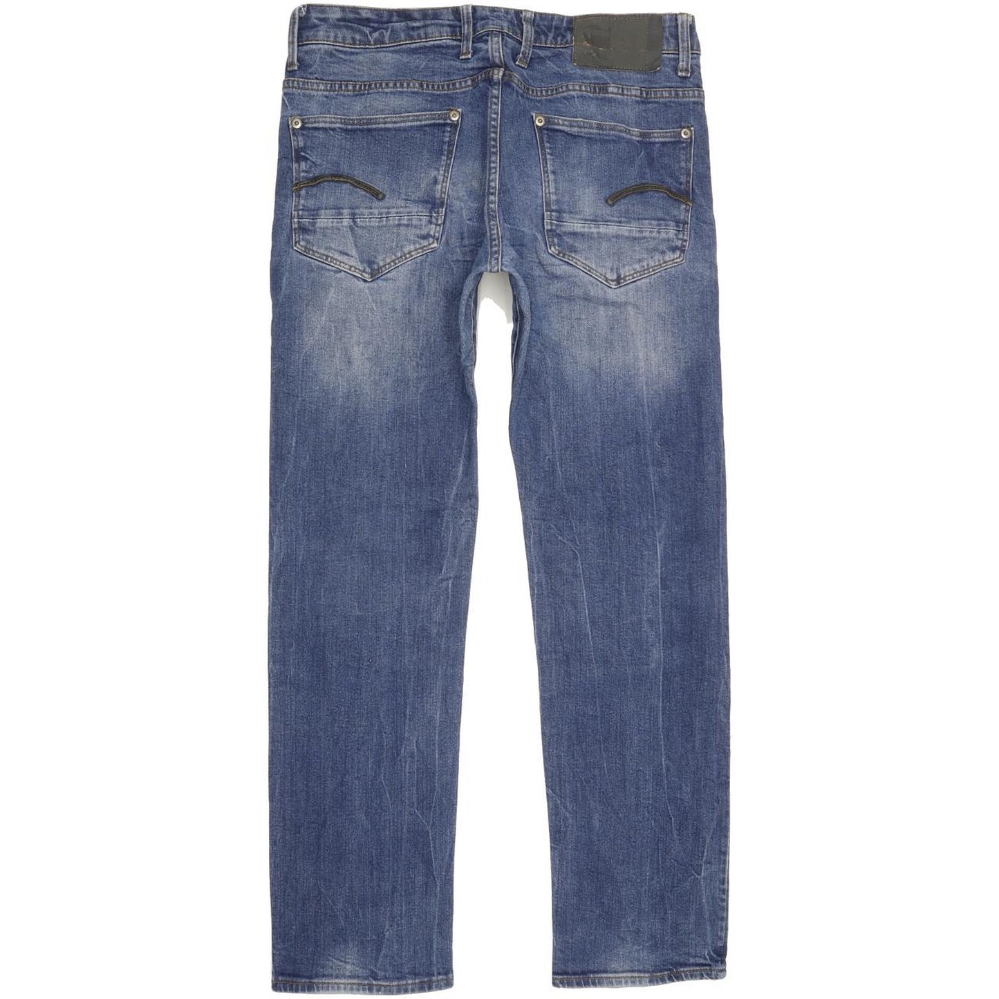 G-Star Revend Men Blue Straight Slim Stretch Jeans W32 L30