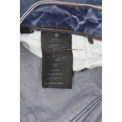 G-Star Revend Men Blue Straight Slim Stretch Jeans W32 L30