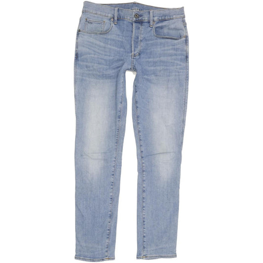 G-Star 3301 Men Blue Tapered Slim Jeans W30 L32
