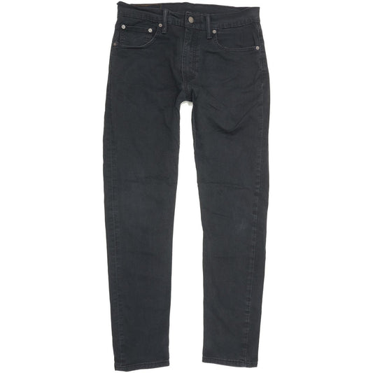Levi's 512 Men Charcoal Tapered Slim Stretch Jeans W32 L29
