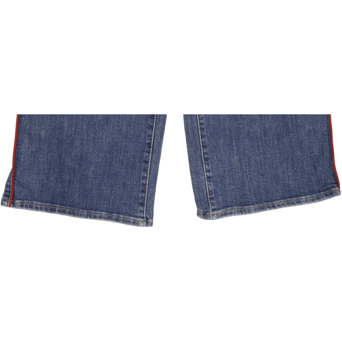 Levi's Mile Blue Wide-Leg Slim Cropped Stretch Jeans High Waisted W28 L25