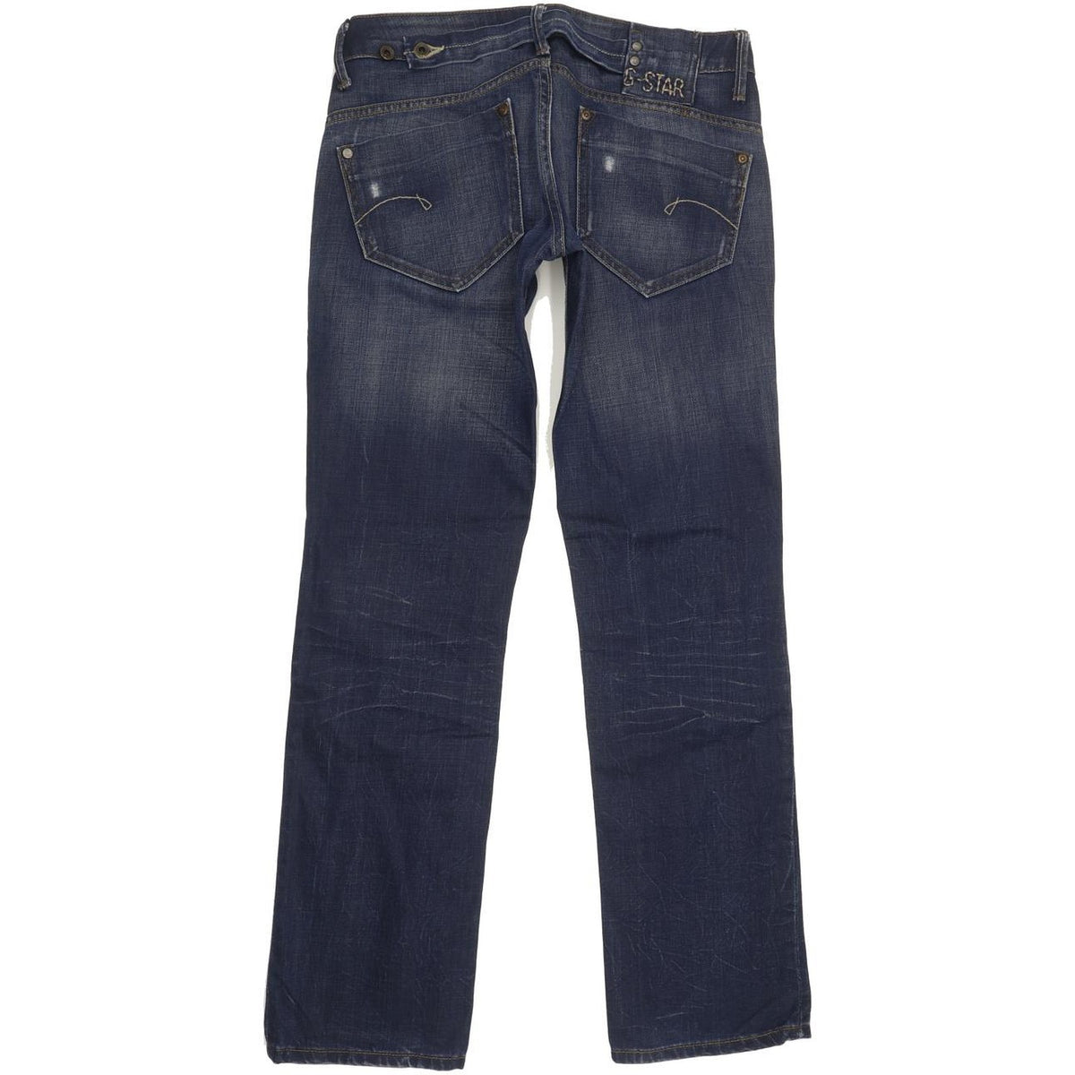 G-Star Women Blue Straight Slim Jeans W30 L32