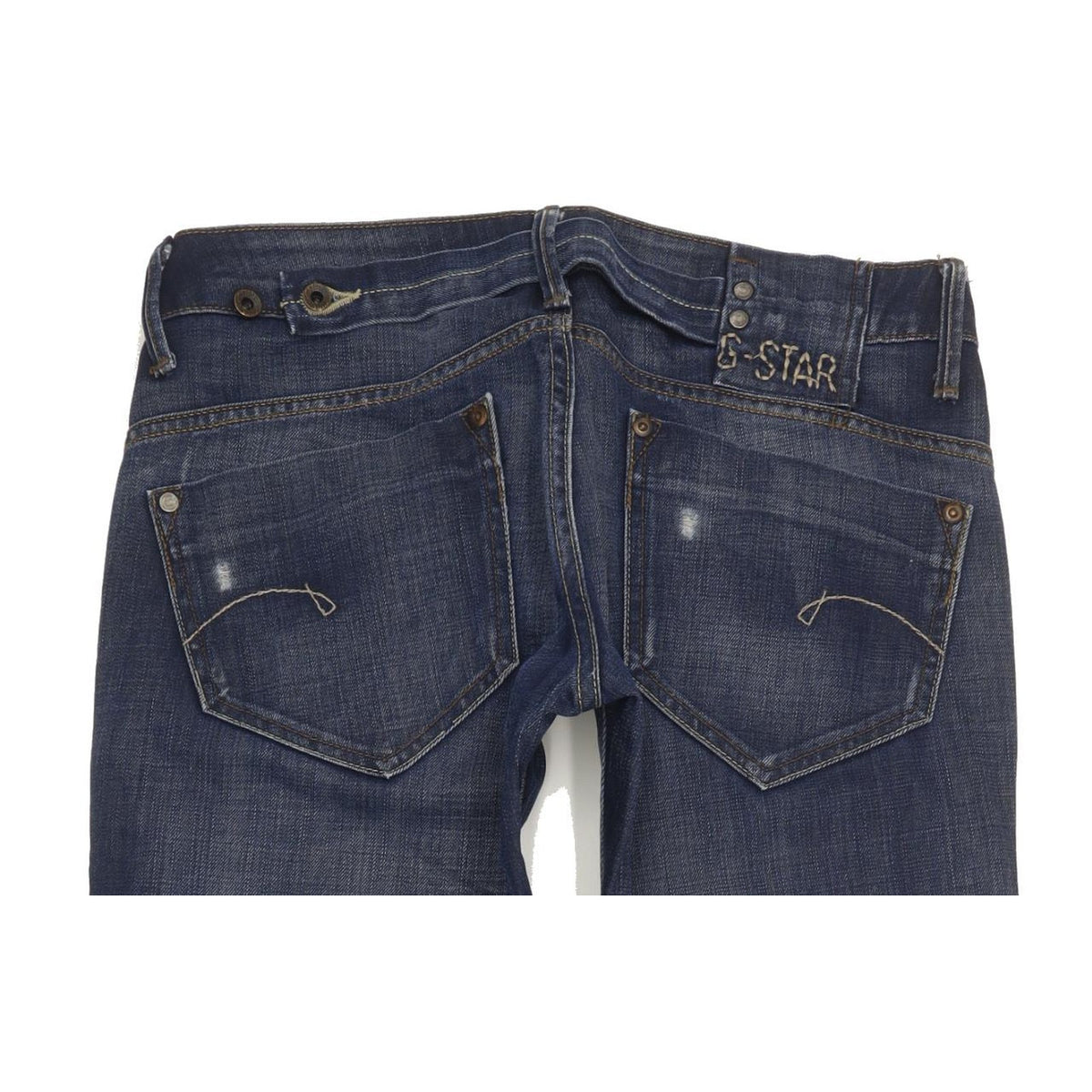 G-Star Women Blue Straight Slim Jeans W30 L32