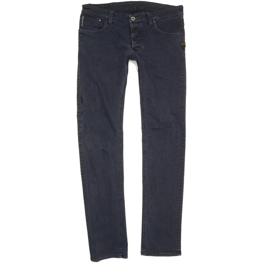G-Star Defend Men Blue Straight Slim Stretch Jeans W34 L33