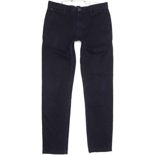 G-Star Bronson Men Navy Straight Slim Chino Stretch Jeans W31 L31