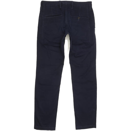 G-Star Bronson Men Navy Straight Slim Chino Stretch Jeans W31 L30