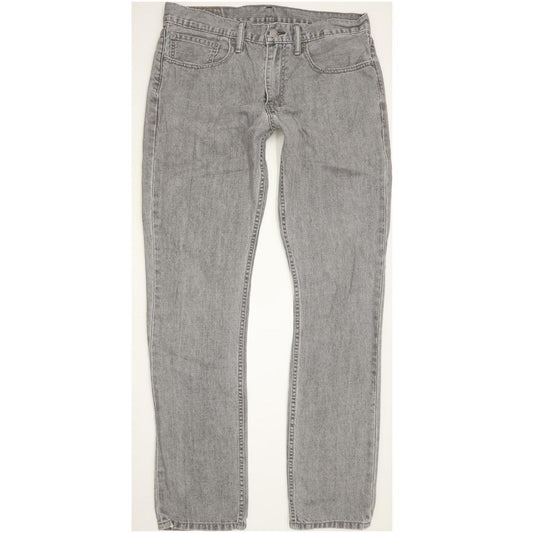 Levi's 511 Men Grey Straight Slim Jeans W34 L33