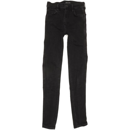 Levi's Line 8 Women Black Skinny Slim Stretch Jeans W26 L31