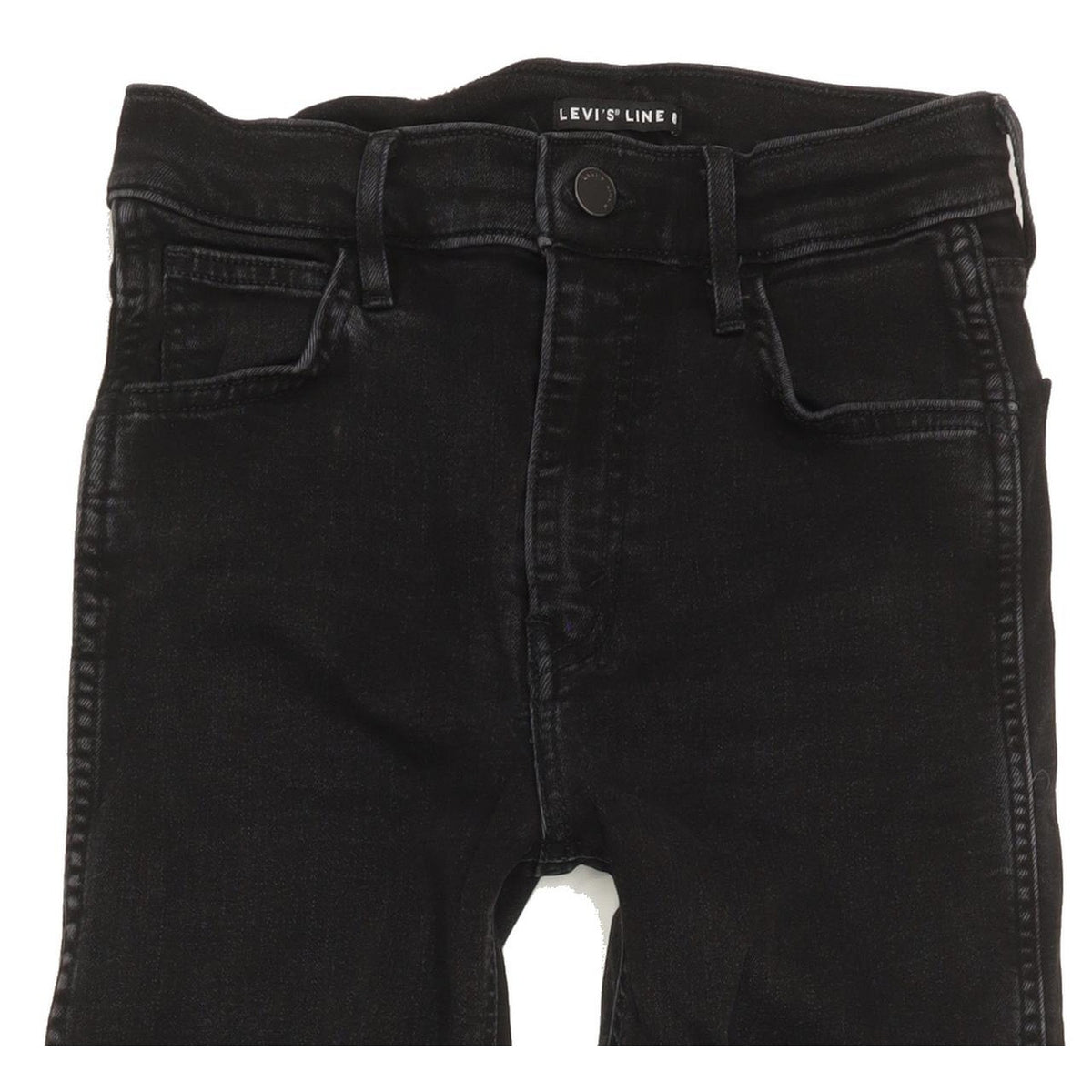 Levi's Line 8 Women Black Skinny Slim Stretch Jeans W26 L31