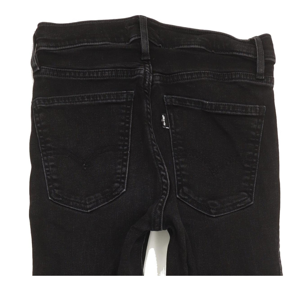 Levi's Line 8 Women Black Skinny Slim Stretch Jeans W26 L31