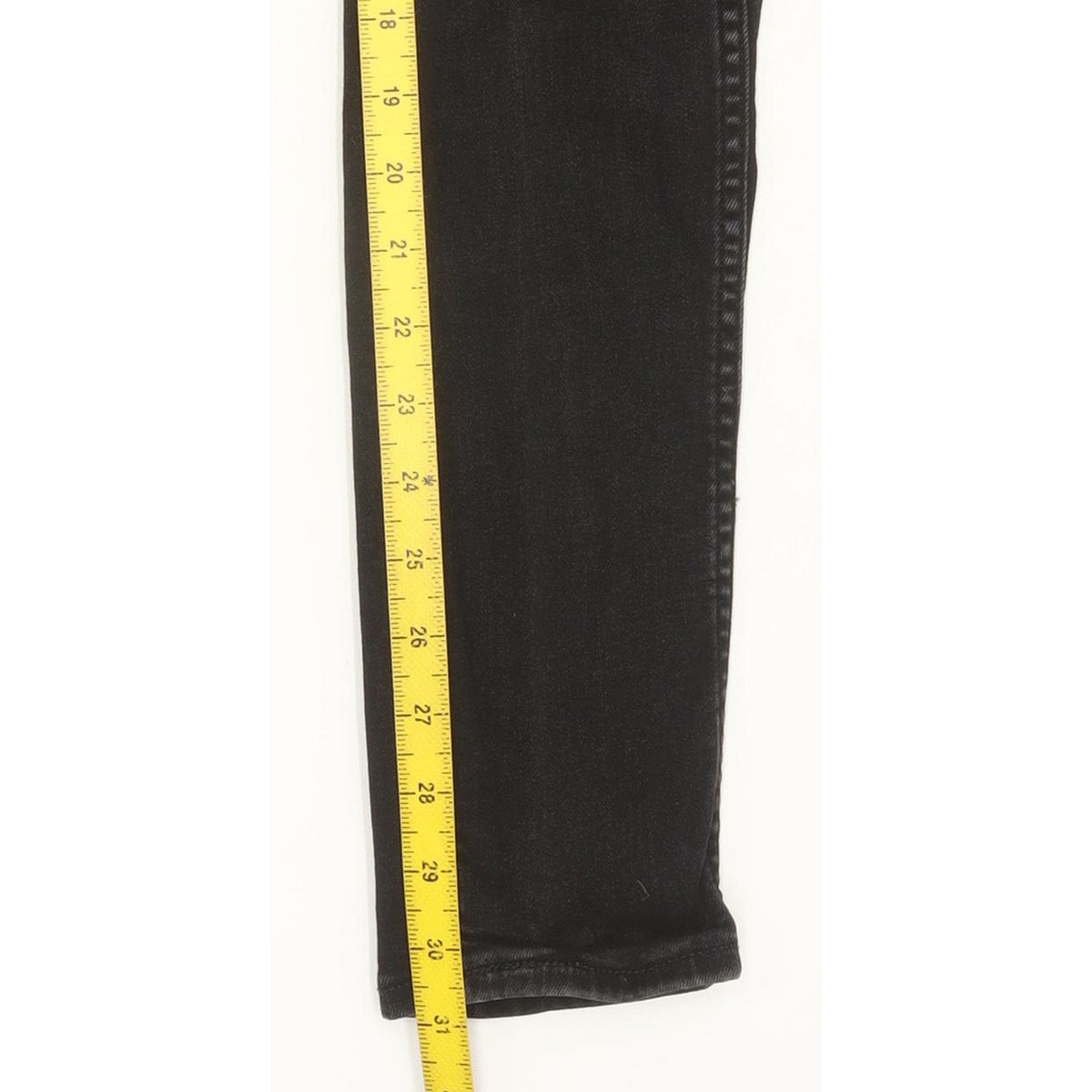 Levi's Line 8 Women Black Skinny Slim Stretch Jeans W26 L31