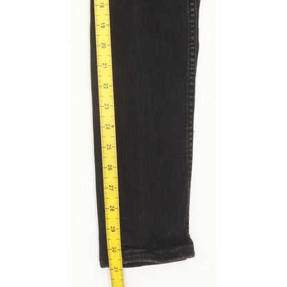 Levi's Line 8 Women Black Skinny Slim Stretch Jeans W26 L31