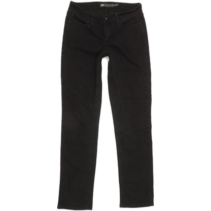 Levi's Demi Curve Women Black Straight Slim Stretch Jeans W28 L30