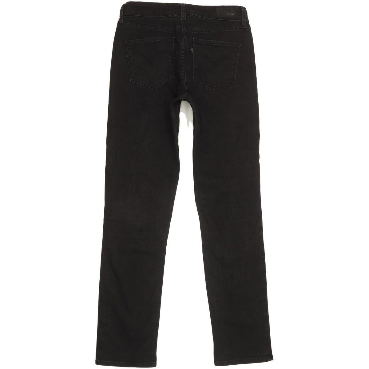 Levi's Demi Curve Women Black Straight Slim Stretch Jeans W28 L30